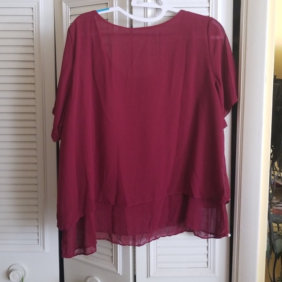 Pearl Chiffon Top - Picture 2 of 5